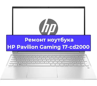 Чистка от пыли и замена термопасты на ноутбуке HP Pavilion Gaming 17-cd2000 в Новосибирске